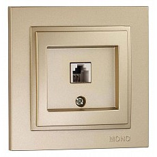 Розетка телефонная rj-11 mono electric despina 102-222205-124